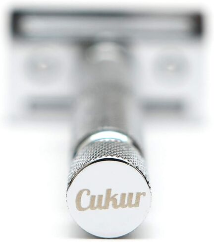 CUKUR Double Edge Safety Razor + 5 blades (Short handle) in Saudi Arabia