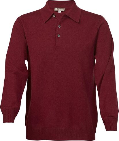 Cashmere Boutique: سترة بولو رجالية 100% من الكشمير الخالص (5 ألوان، المقاسات: S/M/L/XL) in Kuwait