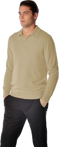 Cashmere Boutique: سترة بولو رجالية 100% من الكشمير الخالص (5 ألوان، المقاسات: S/M/L/XL) in Kuwait