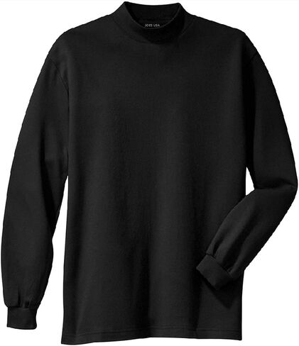 Men's Interlock Knit Mock Turtleneck in Sizes XS-6XL in Kuwait