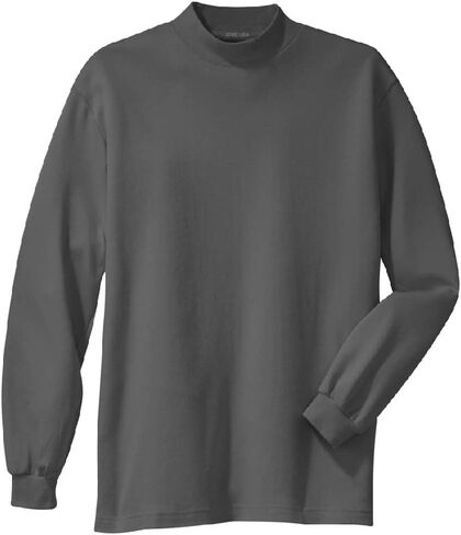 Men's Interlock Knit Mock Turtleneck in Sizes XS-6XL in Kuwait