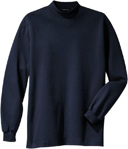 Men's Interlock Knit Mock Turtleneck in Sizes XS-6XL in Kuwait