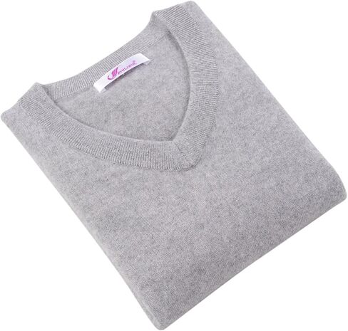 织礼 Zhili Men's Perfect Slim Fit V-Neck Cashmere Sweater in Saudi Arabia