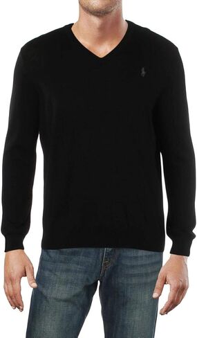 Ralph Lauren Polo Men's Washable Merino Wool V-Neck Sweater in Saudi Arabia