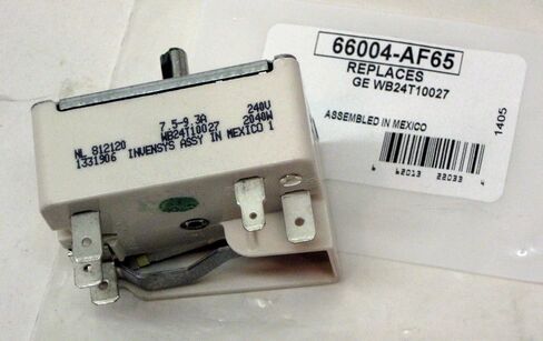 Cooking Appliances Parts WB24T10027 for GE Electric Range Burner Unit Infinite Switch PS236752 AP2024074 in Saudi Arabia