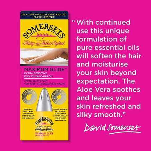Somersets Maximum Glide Extra Sensitive English Shaving Oil 15 ml in Saudi Arabia