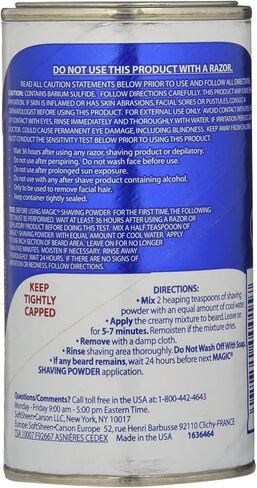 Magic Shaving Powder Blue 5 Ounce Regular Depilatory (145ml) (2 Pack) in Saudi Arabia