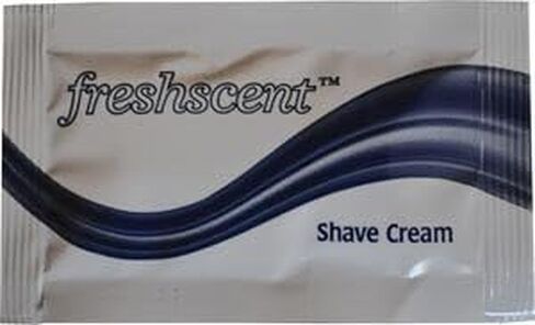 New World Imports PKSC Freshscent Shave Cream, 0.25 oz. Packet (Pack of 1000) in Kuwait