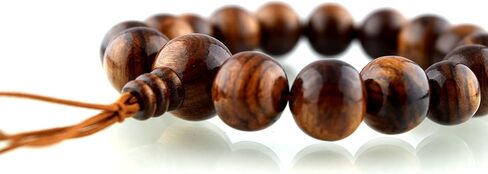 Sendan wood Bracelet Japanese Juzu Prayer beads Asian Rosary Cool Zen Made in Kyoto UDA35 in Saudi Arabia