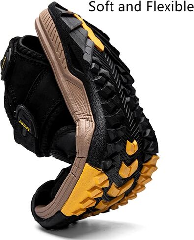 Veslexth Men's Athletic Hiking Sandals Fisherman Summer Outdoor Sport Sandal Shoes Adjustable Amphibious Casual Beach Sandal in Kuwait