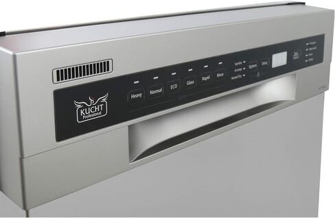 Kucht K7740D Professional 18" Front Control Dishwasher, Stainless Steel in Saudi Arabia