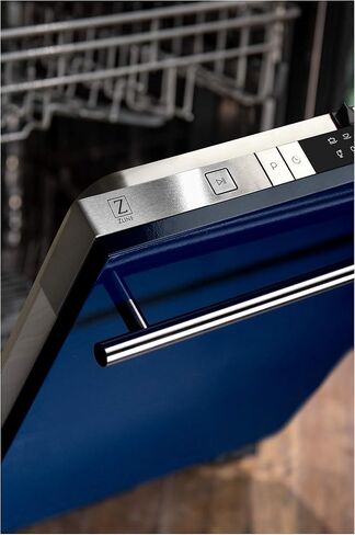 ZLINE 24 in. Top Control Dishwasher in Blue Gloss with Stainless Steel Tub and Modern Style Handle in Saudi Arabia