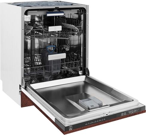 ZLINE 24" Tallac Series 3rd Rack Tall Tub Dishwasher in Hand Hammered Copper with Stainless Steel Tub, 51dBa (DWV-HH-24) in Saudi Arabia