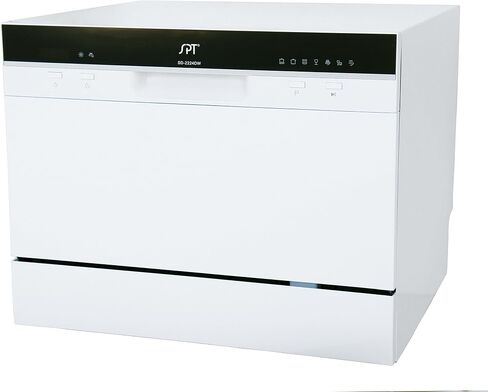 SPT SD-2224DWA Energy Star Countertop Dishwasher with Delay Start & LED – White in Saudi Arabia