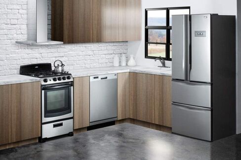 Summit PRO247SS 24"" Freestanding Gas Range with 4 Sealed Burners 2.9 cu. ft. Oven Capacity LP Convertible Continuous Grates in Stainless Steel in Saudi Arabia