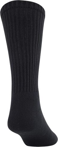 Gold Toe Men's Cotton Crew Athletic Sock 6-Pack (10-13, Black) in Kuwait