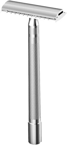 Ceeso Classic manual razor Patent design Double Edge Safety Razor stainless steel 316 Handle Safety Razor Wood For Men or For Women with 10PCS blades in Saudi Arabia