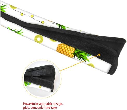 Personalized Printed Refrigerator Door Handle Cover, Firm Handle Cover, Handle Protector 4 Pack, Creative Halloween Funny Pumpkin Print in Kuwait