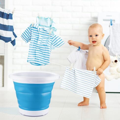 Portable Washing Machine, Foldable Mini Small Washing Machine 10L, Mini Washer for Apartments, Camping, Laundry, RV, Dormitories, Travel, Baby(USB Powered) in Saudi Arabia