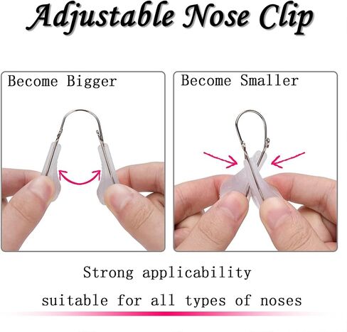 Luluu Nose Shaper Lifter Clip, Professional Silicone Beauty Up Lifting Soft Safety Pain-Free Silicone Nose Corrector, Bridge Straightener Shrinker Easy to Clean for Men/Women, Transparent in Saudi Arabia