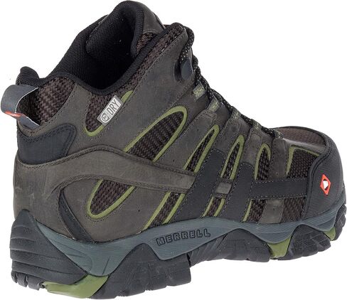 Merrell Men's Moab 2 Vent Mid Waterproof CT Work Boots, Pewter, 9.5 W US in Saudi Arabia