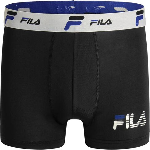 Fila Men's 4" Trunk No Fly Front with Pouch, Jersey & Mesh, 4-Pack in Kuwait