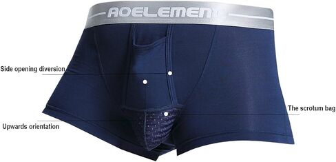 AOELEMENT Men's Underwear Modal Breathable Trunks in Saudi Arabia