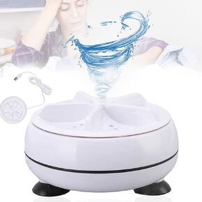 Portable Mini Washing Machine,Ultrasonic Turbo Washing Machine with USB for Home, Business, Travel, College Room,Turbo Washer for Cleaning Sock,Underwear,Small Rags in Kuwait