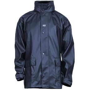 Helly Hansen Workwear Impertech Waterproof Jackets for Men Made from Heavy-Duty Polyurethane Stretch Fabric for High Mobility