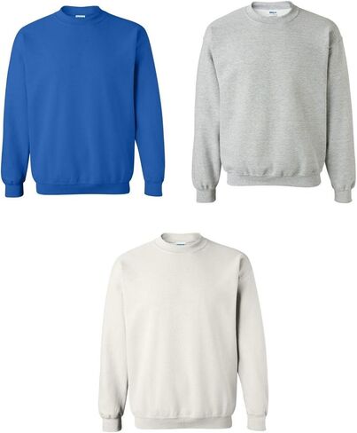 Gildan Men's Heavy Blend Crewneck Sweatshirt (3-Pack) in Saudi Arabia