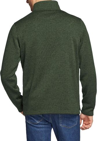 TSLA Men's Quarter Zip Thermal Fleece Lined Sweater, Winter Lightweight Soft Pullover Collar Sweatshirt in Kuwait