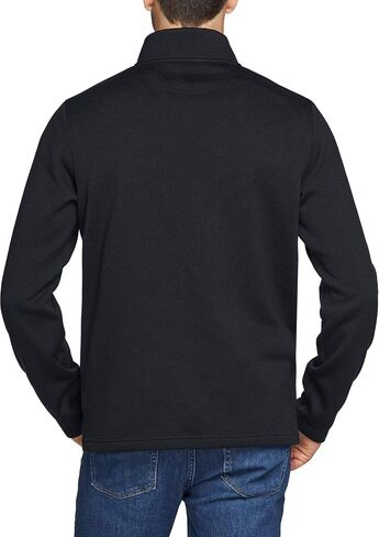 TSLA Men's Quarter Zip Thermal Fleece Lined Sweater, Winter Lightweight Soft Pullover Collar Sweatshirt in Kuwait