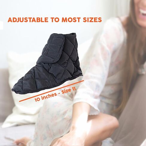 Roscos Comforts Foot Furnace Genuine Luxury Extra-Warm Bed Slippers. Fully Breathable & Quilted - Stops Cold Feet in Bed - Non-Powered Foot Warming Socks for Cold Feet, Diabetes & Raynaud's in Kuwait