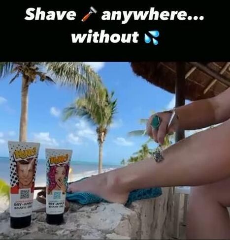 H2NO Shave Cucumber Craze Dry-Apply Shave Gel 3.4oz Waterless aloe shave gel in Saudi Arabia