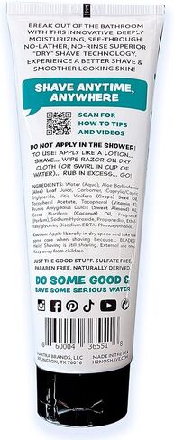 H2NO Shave Cucumber Craze Dry-Apply Shave Gel 3.4oz Waterless aloe shave gel in Saudi Arabia
