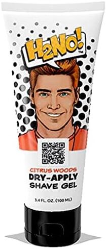 H2NO! Citrus Woods Dry-Apply Shave Gel 3.4oz Natural Non-Foaming Aloe Detailing Shave Gel in Saudi Arabia