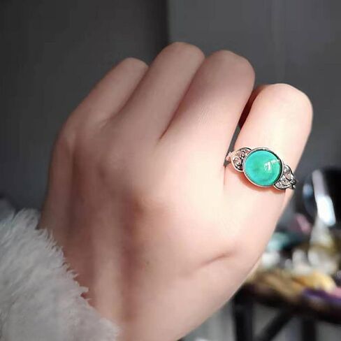Mood Rings for Women Men Round Shape Emotion Temperature Color Changing Ring Jewelry Gift in Saudi Arabia