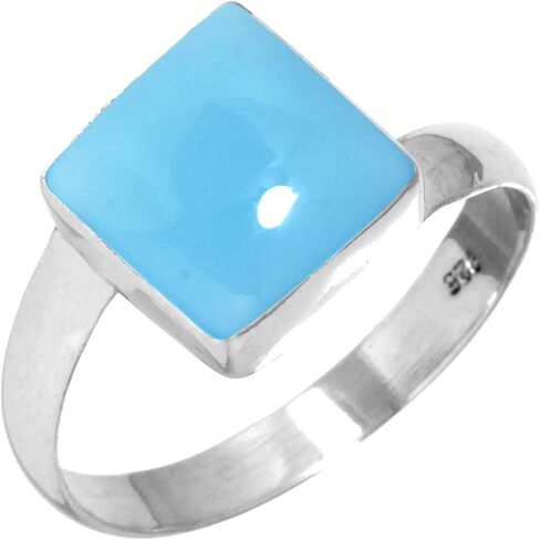 JEWELOPORIUM Solid 925 Sterling Silver Gemstone Handmade Ring for Women (99148_R) in Saudi Arabia