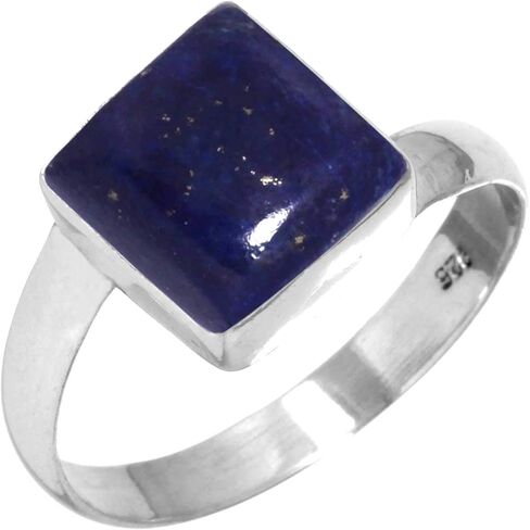 JEWELOPORIUM Solid 925 Sterling Silver Gemstone Handmade Ring for Women (99148_R) in Saudi Arabia