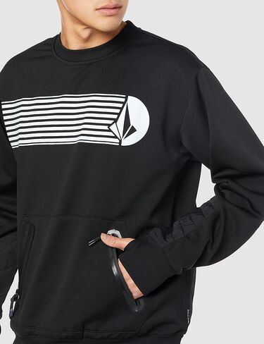 Volcom Men's Let It Storm Crew Riding Snowboard Fleece Sweatshirt in Kuwait