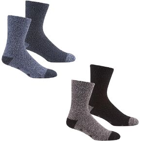 Mens 4 pairs Soft Lounge Socks with Gripper Soles/Slipper Socks in Saudi Arabia