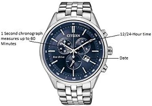 Citizen Men's Classic Corso Eco-Drive Watch, Chronograph, 12/24 Hour Time, Date, Sapphire Crystal in Saudi Arabia