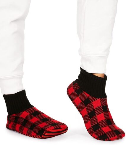 Tipsy Elves Unisex Ugly Christmas Sweater Inspired Fuzzy Slipper Socks for Adults in Saudi Arabia