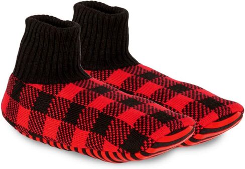 Tipsy Elves Unisex Ugly Christmas Sweater Inspired Fuzzy Slipper Socks for Adults in Saudi Arabia