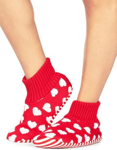 Tipsy Elves Unisex Ugly Christmas Sweater Inspired Fuzzy Slipper Socks for Adults in Saudi Arabia