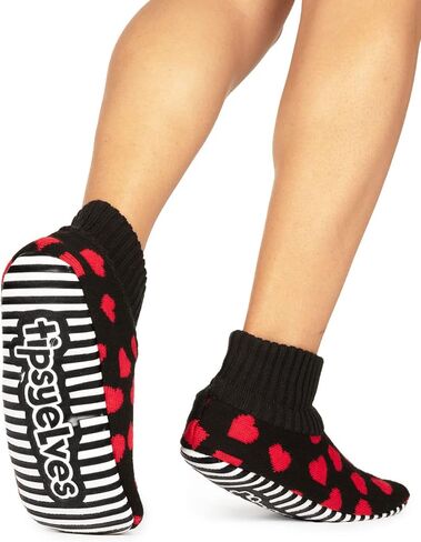 Tipsy Elves Unisex Ugly Christmas Sweater Inspired Fuzzy Slipper Socks for Adults in Saudi Arabia