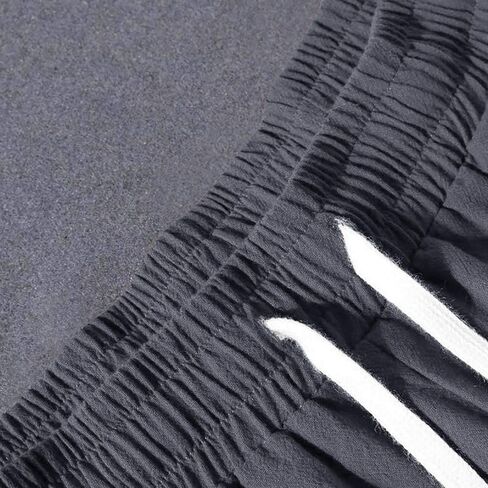 Pengfei Mens Linen Harem Pants Lightweight Drawstring Elastic Waist Baggy Joggers Casual Cargo Sweatpants Pant in Saudi Arabia