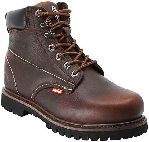 Cactus Men’s 6" Soft Toe Oil Tumbled Full Grain Leather Oil Resistant Rubber Outsole Construction Work Boot in Saudi Arabia