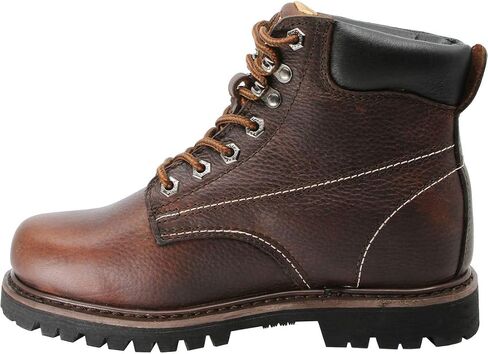 Cactus Men’s 6" Soft Toe Oil Tumbled Full Grain Leather Oil Resistant Rubber Outsole Construction Work Boot in Saudi Arabia