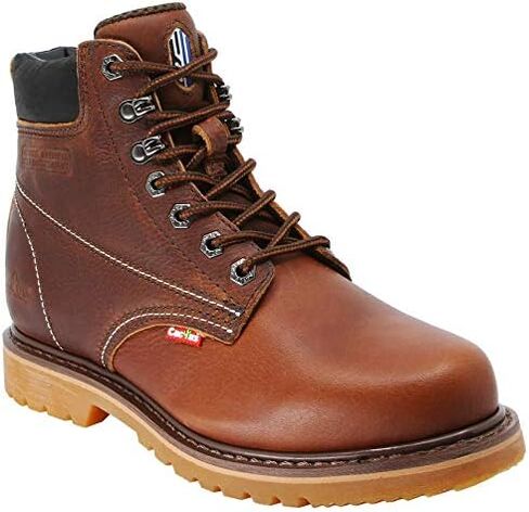 Cactus Men’s 6" Soft Toe Oil Tumbled Full Grain Leather Oil Resistant Rubber Outsole Construction Work Boot in Saudi Arabia